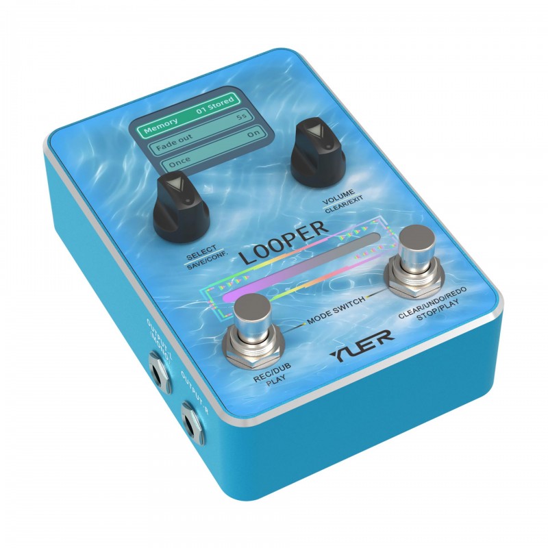 Yuer XS-02 Looper stereofoniczny efekt looper do gitary - 3 - Efekty Loop - Stereofoniczny efekt looper, wysokiej jakości looper
