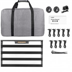 Yuer PR-01M Middle Size Pedalboard with build-in power supply Pedalboard - 1 - Podłogi do efektów gitarowych - Yuer PR-01M Middl