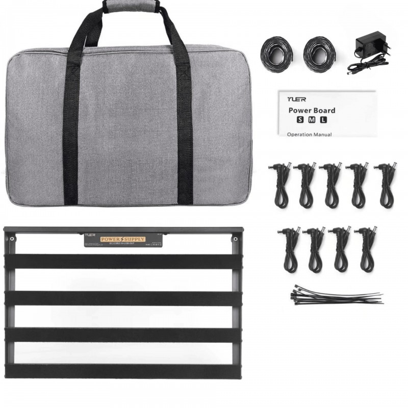 Yuer PR-01M Middle Size Pedalboard with build-in power supply Pedalboard - 1 - Podłogi do efektów gitarowych - Yuer PR-01M Middl