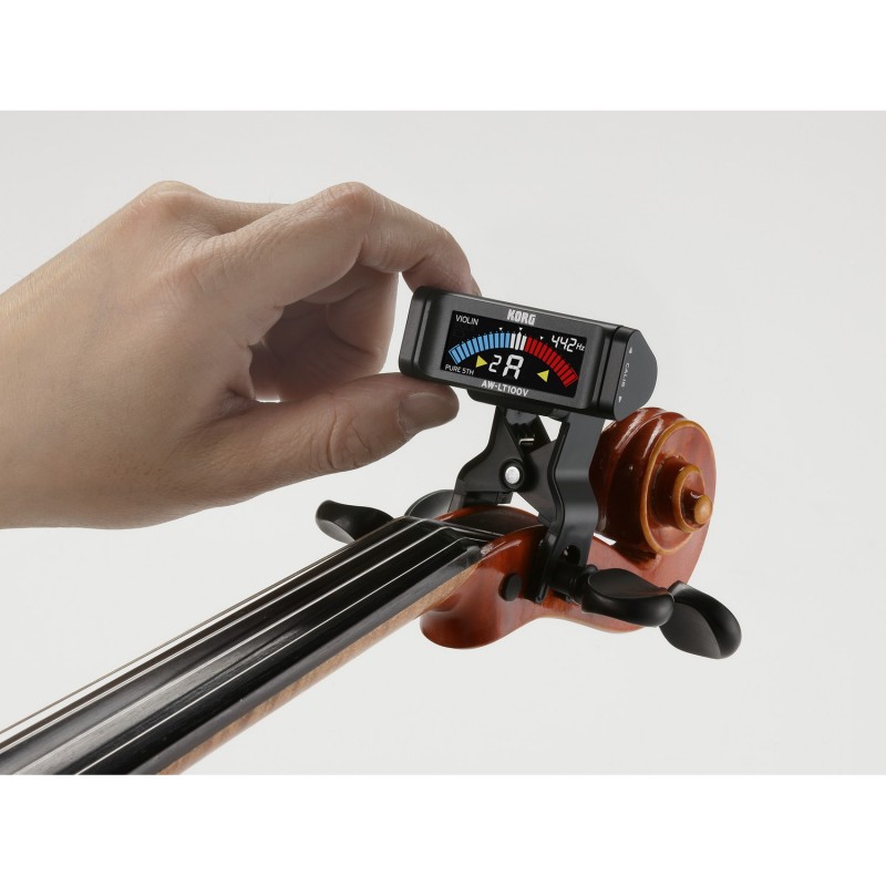 Korg AW-LT100 V - Tuner do skrzypiec i altówek z klipsem