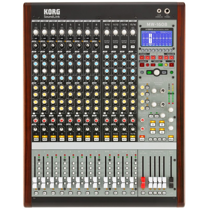 Korg MW-1608 NT - Mikser hybrydowy cyfrowo-analogowy