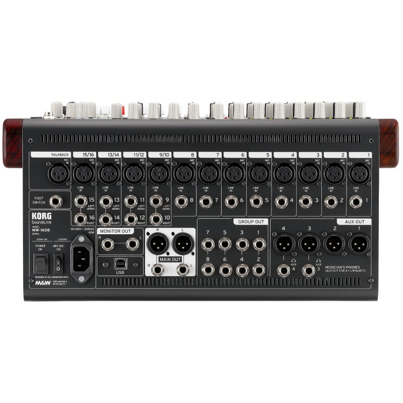 Korg MW-1608 NT - Mikser hybrydowy cyfrowo-analogowy