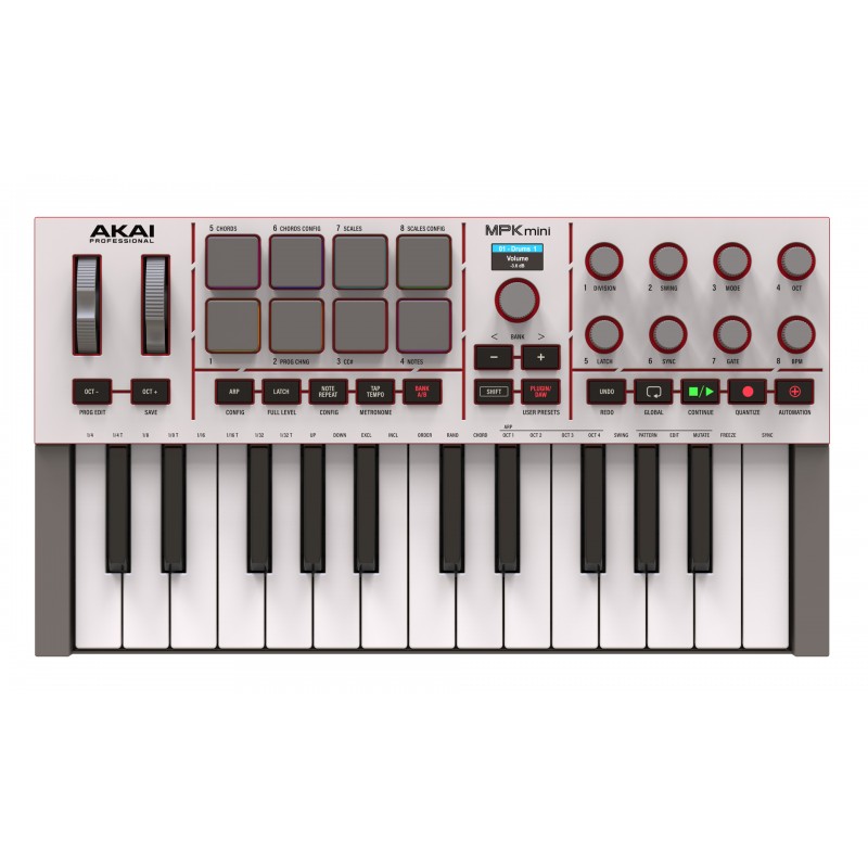 Akai MPK Mini 4 Grey – Mini klawiatura sterująca