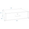 OMNITRONIC Rack Drawer with lock 3U - szuflada rack - 2 - Racki, cases - 