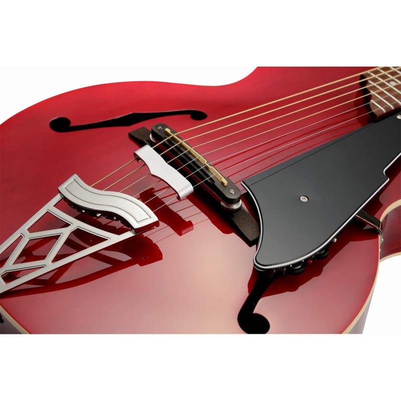 VOX VGA-3PS Transparent Red - Gitara elektro-akustyczna