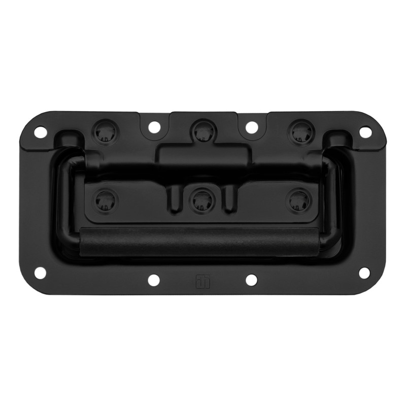 Adam Hall Hardware 340822 BLK - Rączka składana z uchwytem z PVC