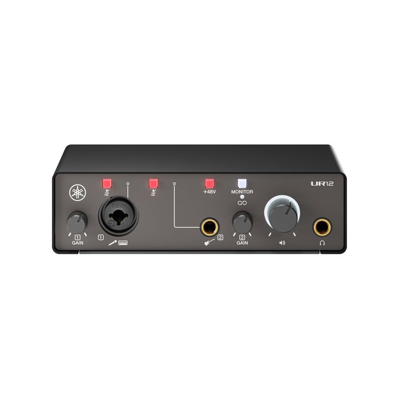 Yamaha UR12 MK3 Black Interfejs audio - 1 - Interfejsy audio - UR12 MK3 firmy Yamaha to lekki i poręczny interfejs Audio/USB prz