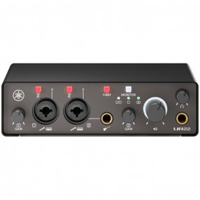 Yamaha UR22 MK3 Black Interfejs audio - 1 - Interfejsy audio - Interfejs audio USB typu C z obsługą 24 bitów/192 kHz; Zakres dyn