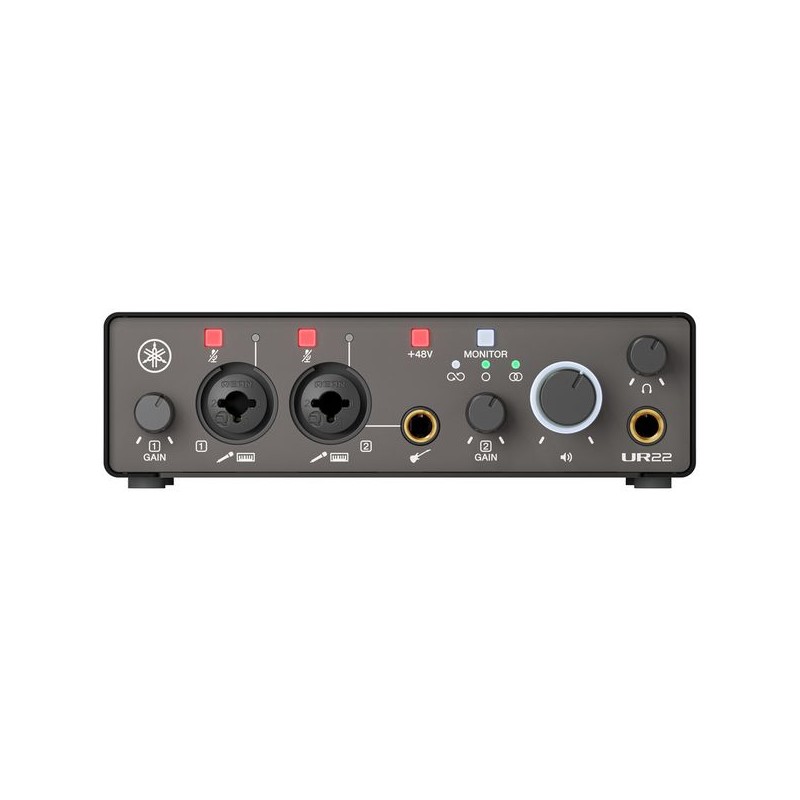 Yamaha UR22 MK3 Black Interfejs audio - 4 - Interfejsy audio - Interfejs audio USB typu C z obsługą 24 bitów/192 kHz; Zakres dyn