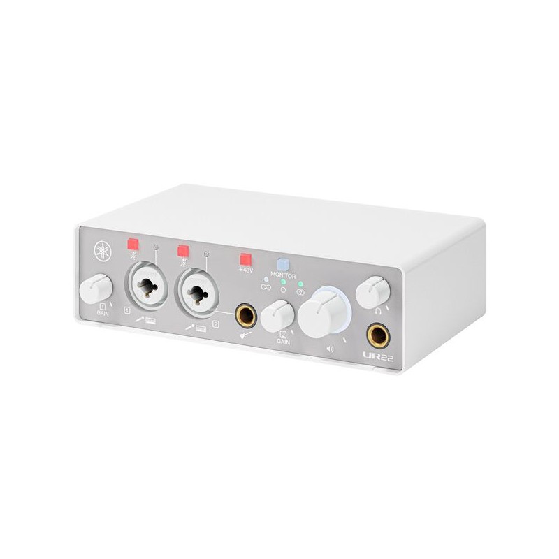 Yamaha UR22 MK3 White Interfejs audio - 3 - Interfejsy audio - Interfejs audio Yamaha UR22 MK3 White typu C z obsługą 24 bitów/1