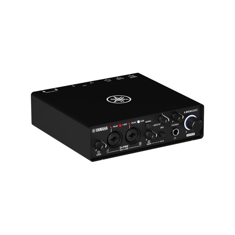 Yamaha URX22C Interfejs audio MIDI USB-C - 2 - Interfejsy audio - Interfejs audio/MIDI USB-C z 2 wejściami/2 wyjściami i obsługą