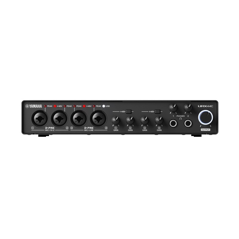 Yamaha URX44C Interfejs audio MIDI USB-C - 4 - Interfejsy audio - Interfejs audio/MIDI USB-C z 6 wejściami/4 wyjściami i obsługą