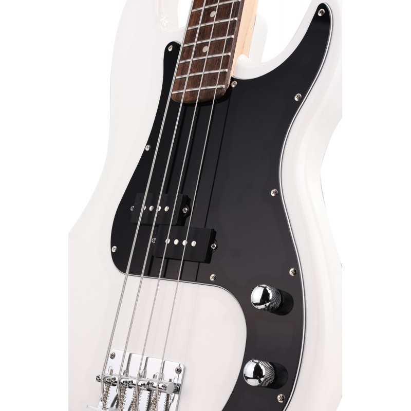 Arrow Session Bass 4 Snow White Rosewood/Black - Gitara basowa