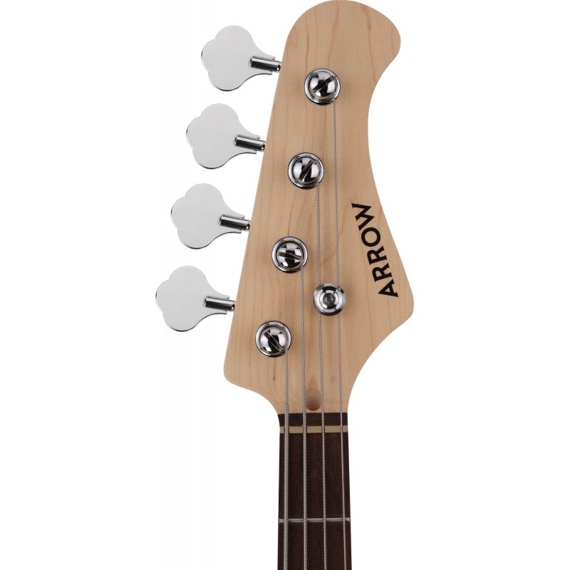 Arrow Louisiana 4 Bass Abyss Black Rosewood/White - Gitara basowa