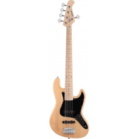 Arrow Louisiana 5 Bass Natural Maple/Black - Gitara basowa