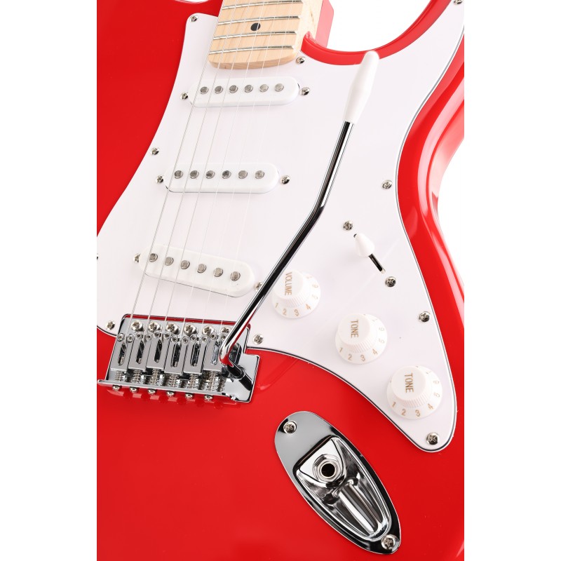 Arrow Tonecaster ST 111 Hot Rooster Maple/White - Gitara elektryczna