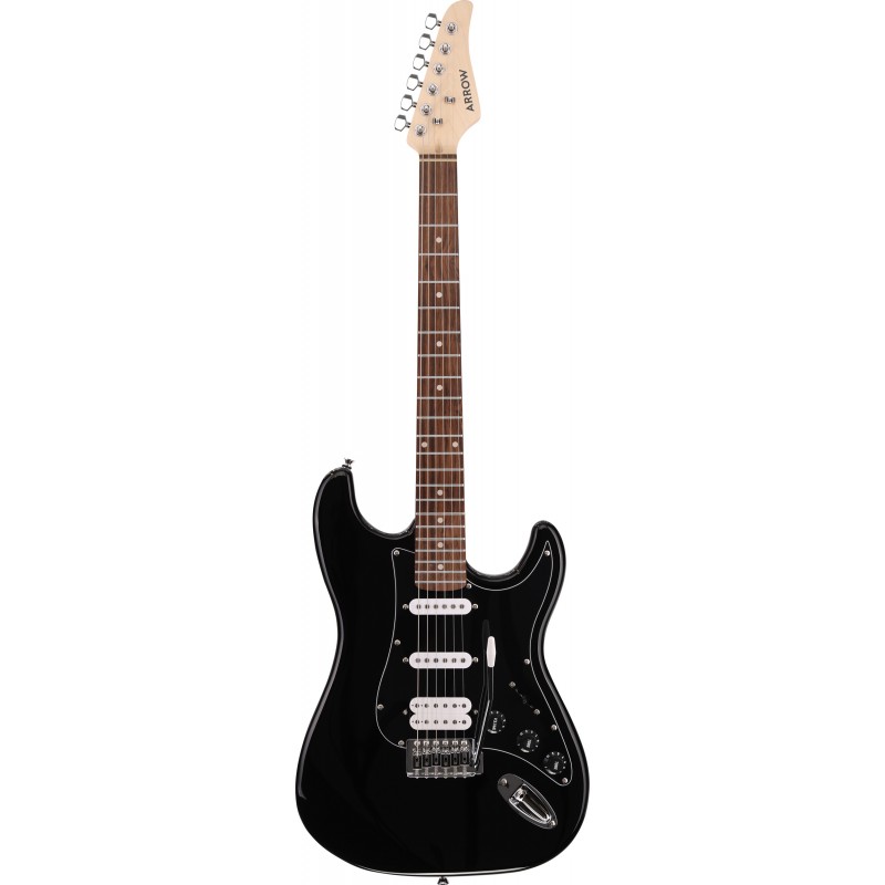 Arrow Tonecaster ST 211 Abyss Black Rosewood/Black - Gitara elektryczna
