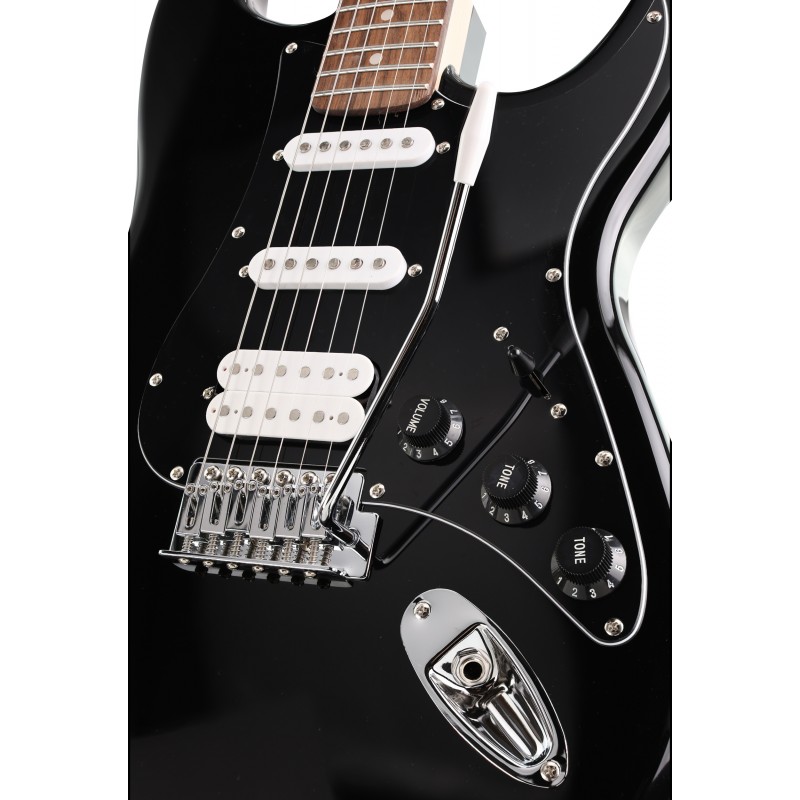 Arrow Tonecaster ST 211 Abyss Black Rosewood/Black - Gitara elektryczna