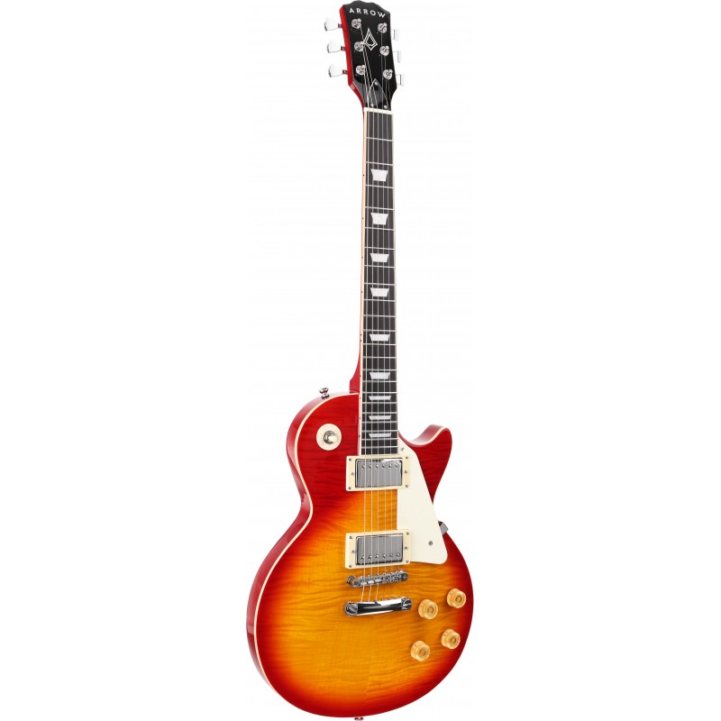 Arrow Riffster LP 22 Flame Burst CS Rosewood/Cream - Gitara elektryczna