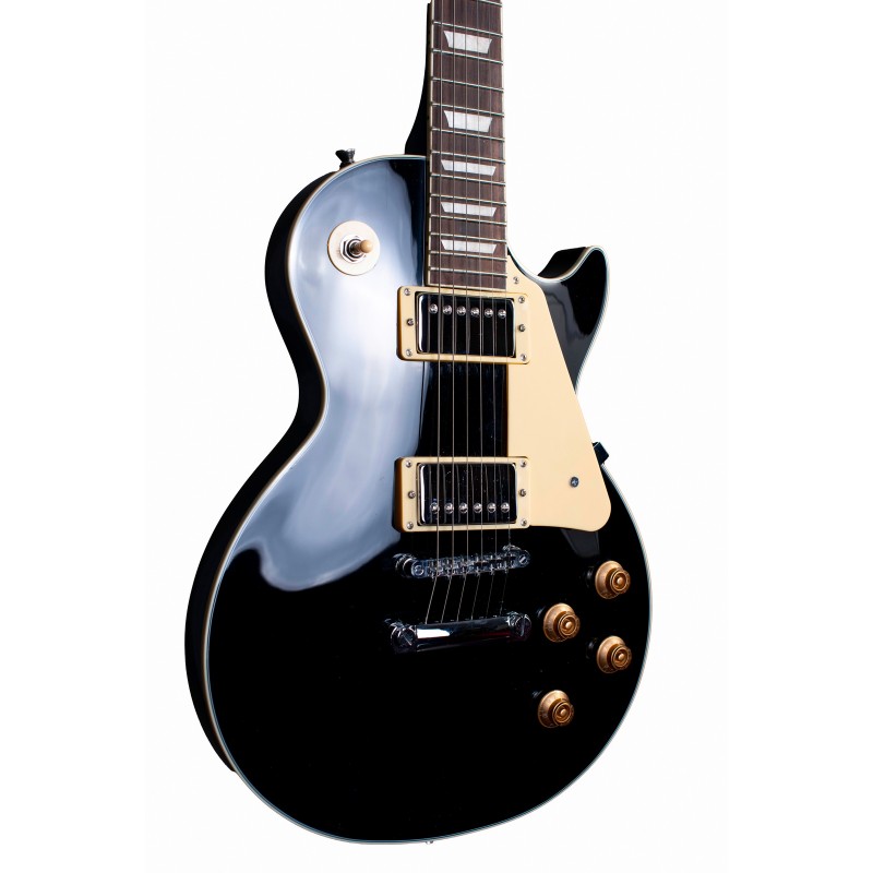 Arrow Riffster LP 22 Abyss Black Rosewood/White LTD - Gitara elektryczna
