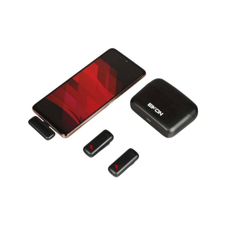 Eikon TWINSTREAM system bezprzewodowy dla twórców cyfrowych - 7 - Zestawy bezprzewodowe - System dwóch bezprzewodowych mikrofonó