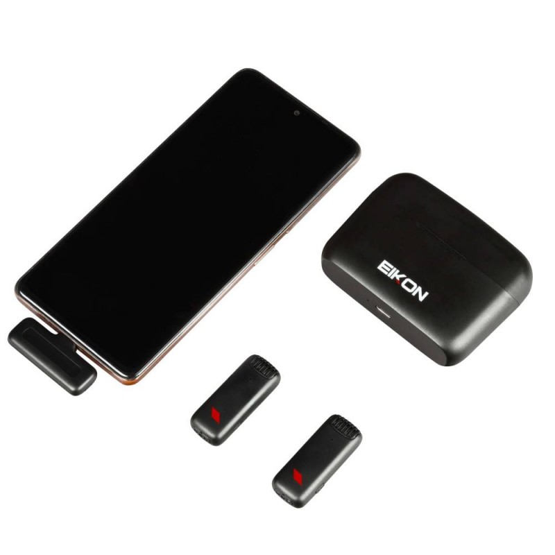 Eikon TWINSTREAM system bezprzewodowy dla twórców cyfrowych - 2 - Zestawy bezprzewodowe - System dwóch bezprzewodowych mikrofonó