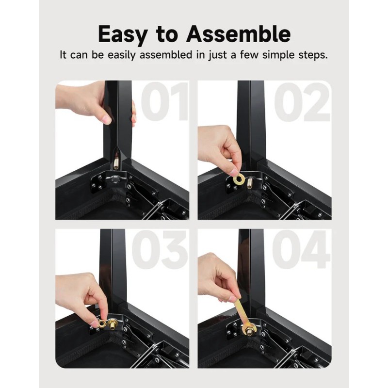 DONNER EC7164 Duet Adjustable Height Two Seater Ława do pianina na dwie osoby - 8 - Siedziska, Ławy - 