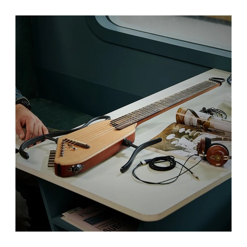 Donner EC6866 HUSH-I PRO Guitar Natural Spruce Gitara elektryczna - 9 - Gitary elektryczne - 