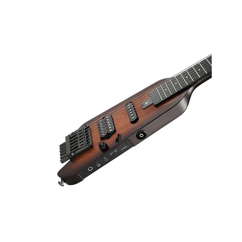 Donner HUSH-X PRO Sunburst Gitara elektryczna EC6807 - 4 - Gitary elektryczne - Gitara elektryczna Donner HUSH-X to przenośna ko