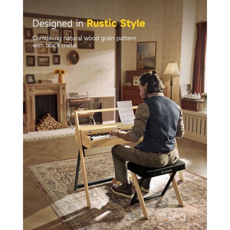 Donner OURA R300 Light Wood Pianino cyfrowe EC7132 - 7 - Strona główna - 