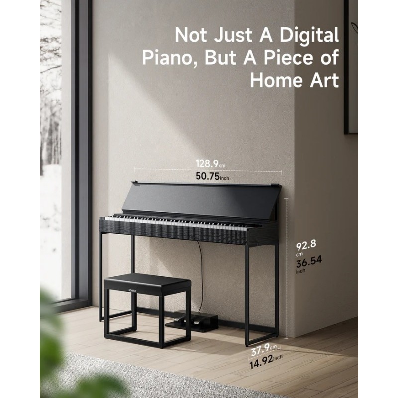 Donner OURA S300 Black Pianino cyfrowe EC7135 - 12 - Pianina cyfrowe - 