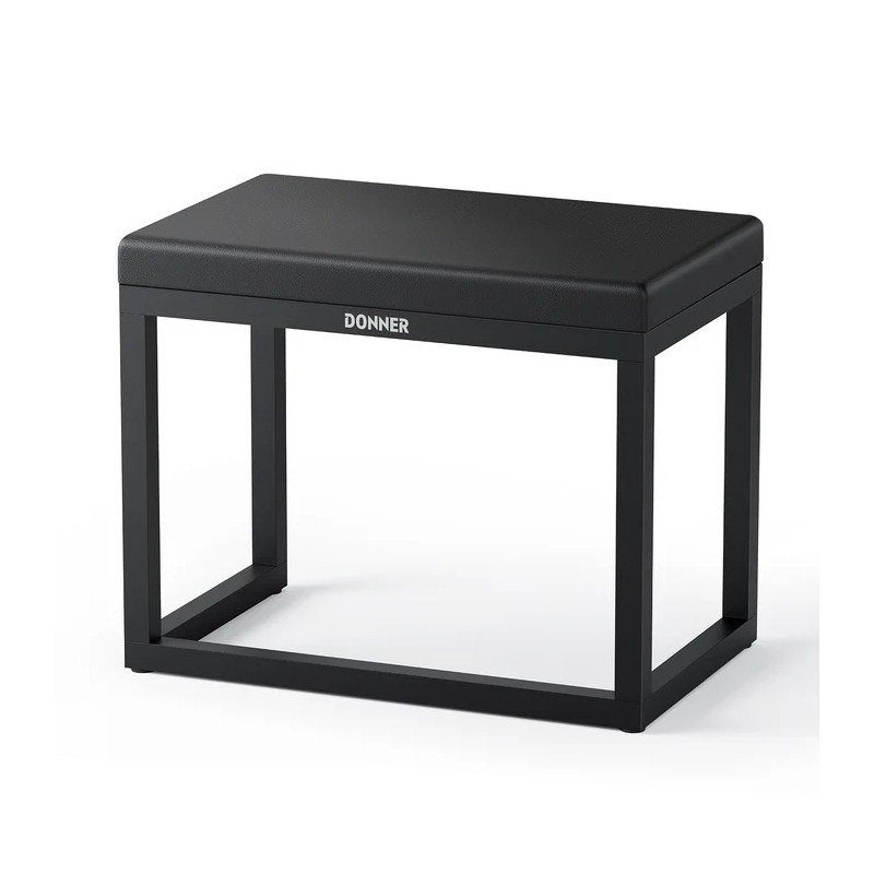 Donner DKB-200 Metal EC7088 Stołek do pianina S300 - 3 - Siedziska, Ławy - Wykonana z eleganckiego czarnego metalu i o czystych 