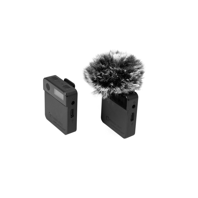 Relacart MIPASSPORT Set - Bezprzewodowy system mikrofonowy do kamery + mikrofon krawatowy LM-P01