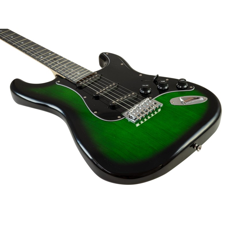 Dimavery ST-203 Greenburst - Gitara elektryczna
