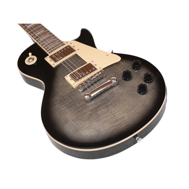 Dimavery LP-750 Translucent Gray Blackburst - Gitara elektryczna