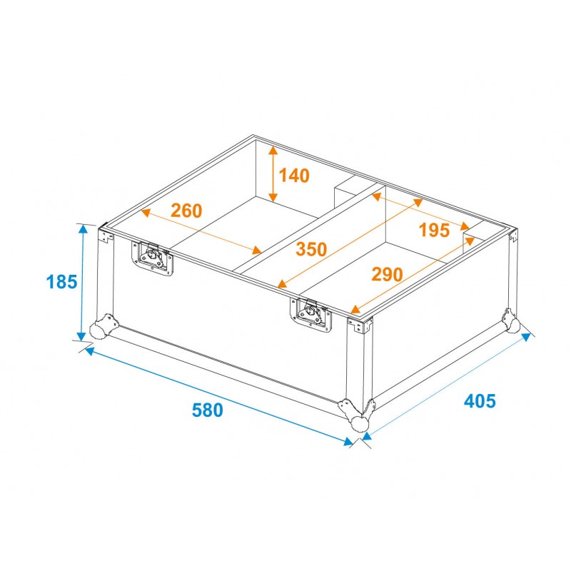 Roadinger skrzynia transportowa na 2x NSF-100