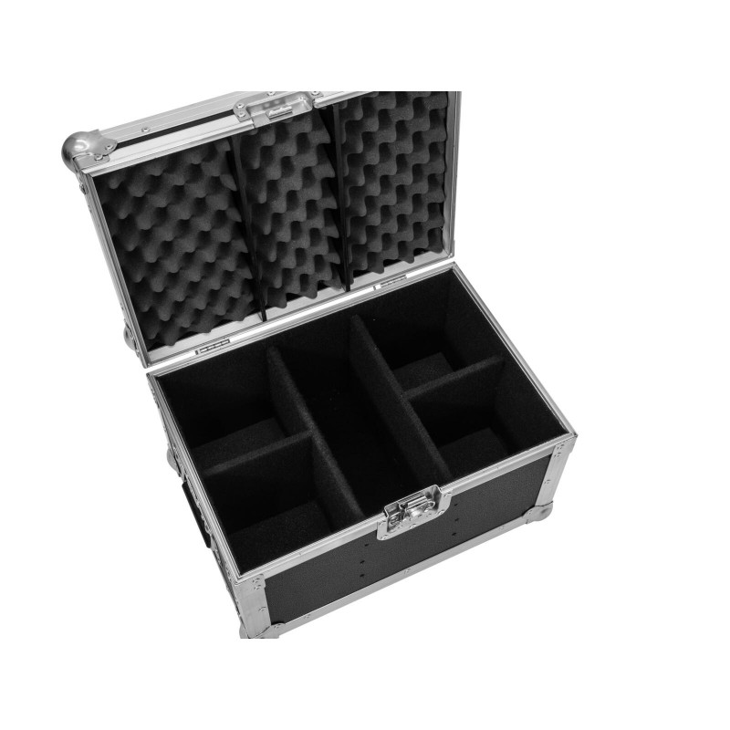 Roadinger skrzynia transportowa na 4x SILENT PAR 6 QCL FLOOR