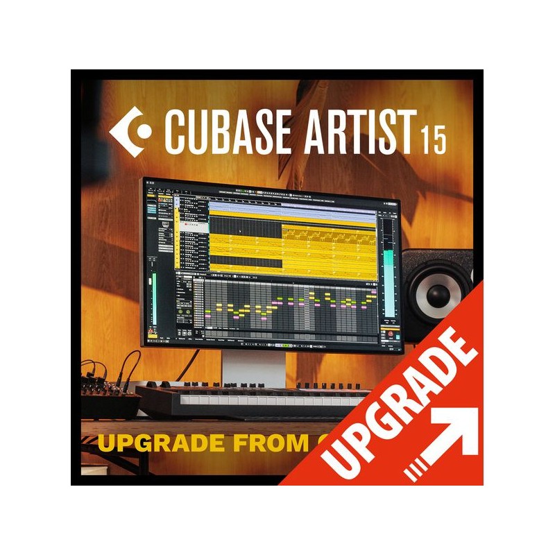 Steinberg Cubase Artist 15 UG from AI Upgrade DAW - 1 - Upgrade - Steinberg Cubase Artist 15 UG from AI Upgrade DAW