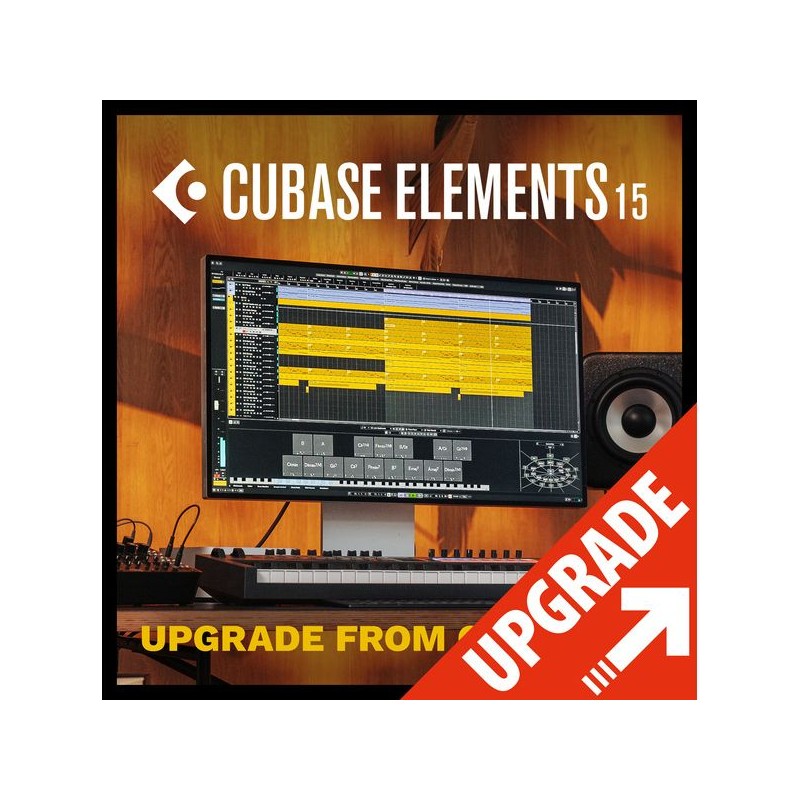 Steinberg Cubase Elements 15 UG from AI Upgrade DAW - 1 - Upgrade - Steinberg Cubase Elements 15 UG from AI Upgrade DAW