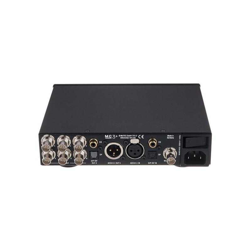 Mutec MC-3+ Smart Clock black Cyfrowy generator zegara - 4 - Zegary taktujące - Cyfrowy generator zegara głównego audio, oparty 