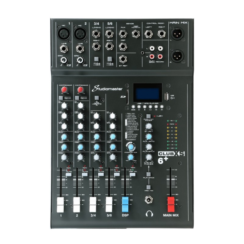 Studiomaster Club XS6+ - Mikser analogowy