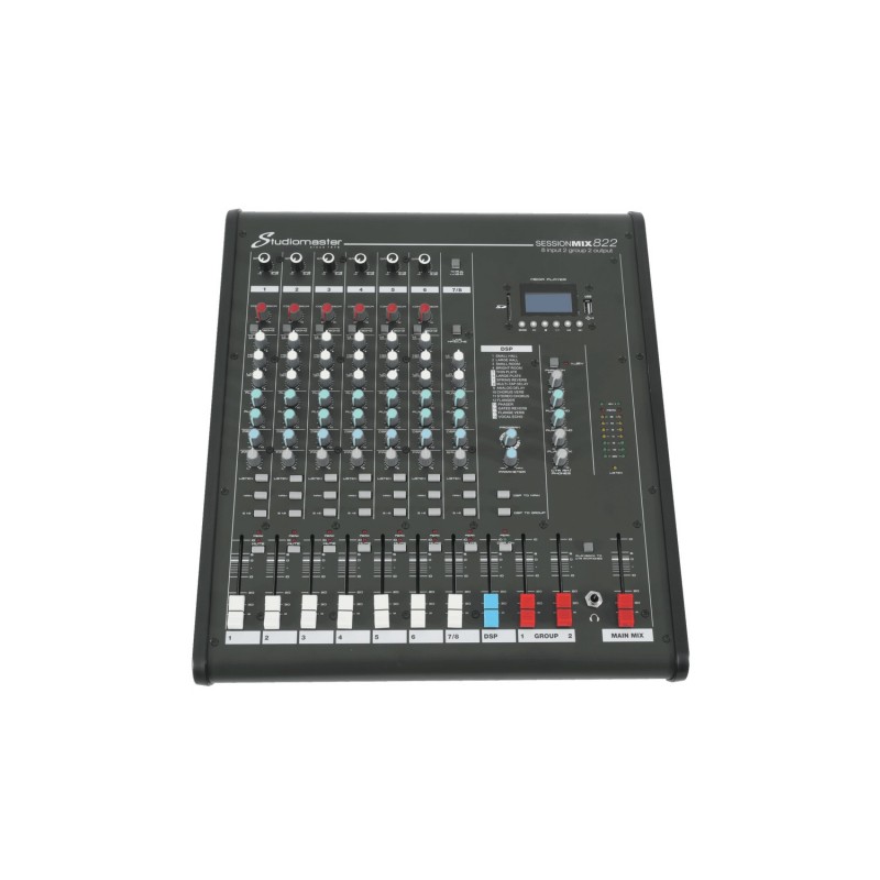 Studiomaster SESSIONMIX 822 - Mikser analogowy 8-kanałowy z Bluetooth