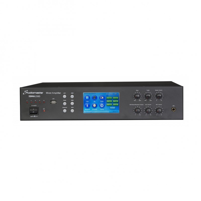 Studiomaster ISMA150D - Wzmacniacz instalacyjny 150W 100V z DSP