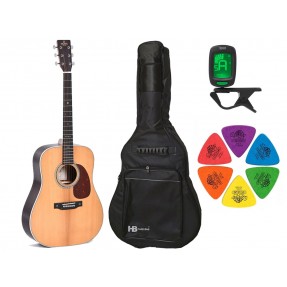 Gitara akustyczna Sigma Guitars DT-1 + pokrowiec + tuner + kostki w zestawie