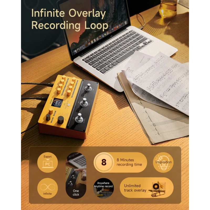 Donner APL Multiefekt gitarowy do gitar akustycznych - 7 - Multiefekty gitarowe - 