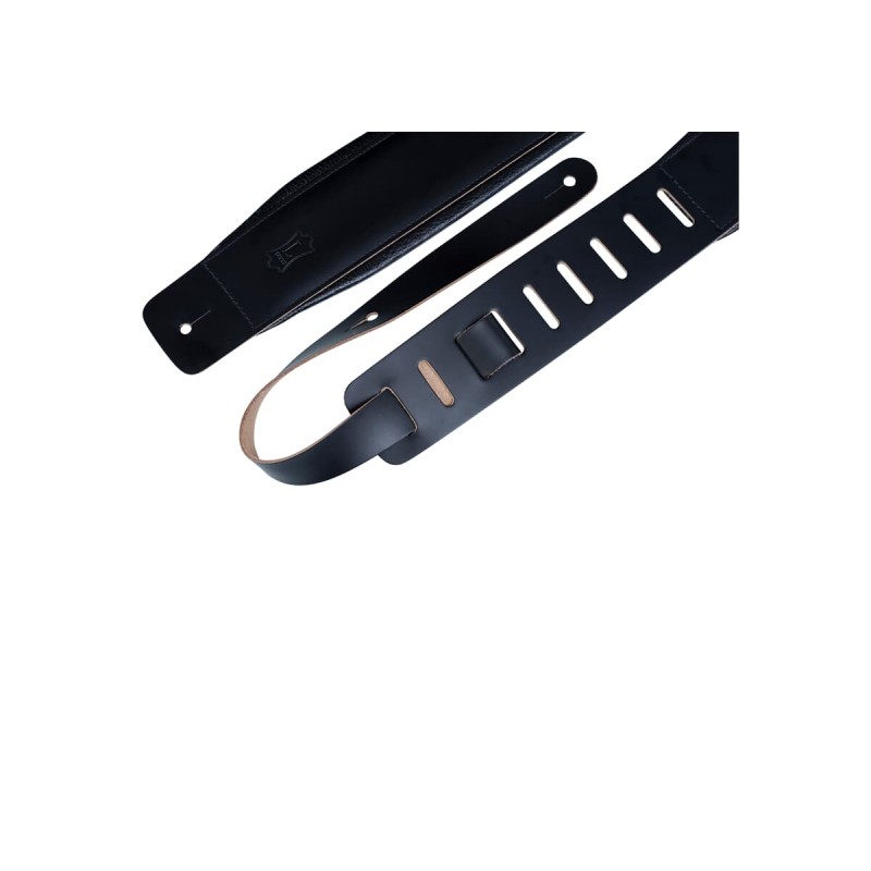 Levy's DM1PD-XL-BLK - Skórzany pasek do gitary