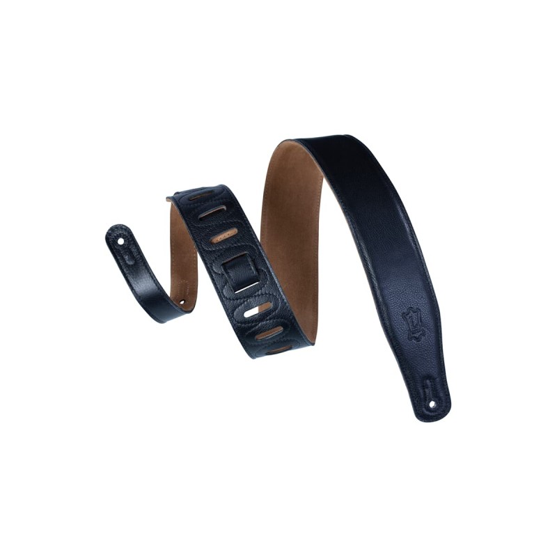 Levy's M26GF-BLK - Skórzany pasek do gitary