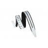 Levy's MG317DRS-BLK/WHT - Skórzany pasek do gitary