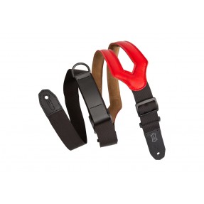 Levy's MRHSS-RED - Skórzany pasek do gitary