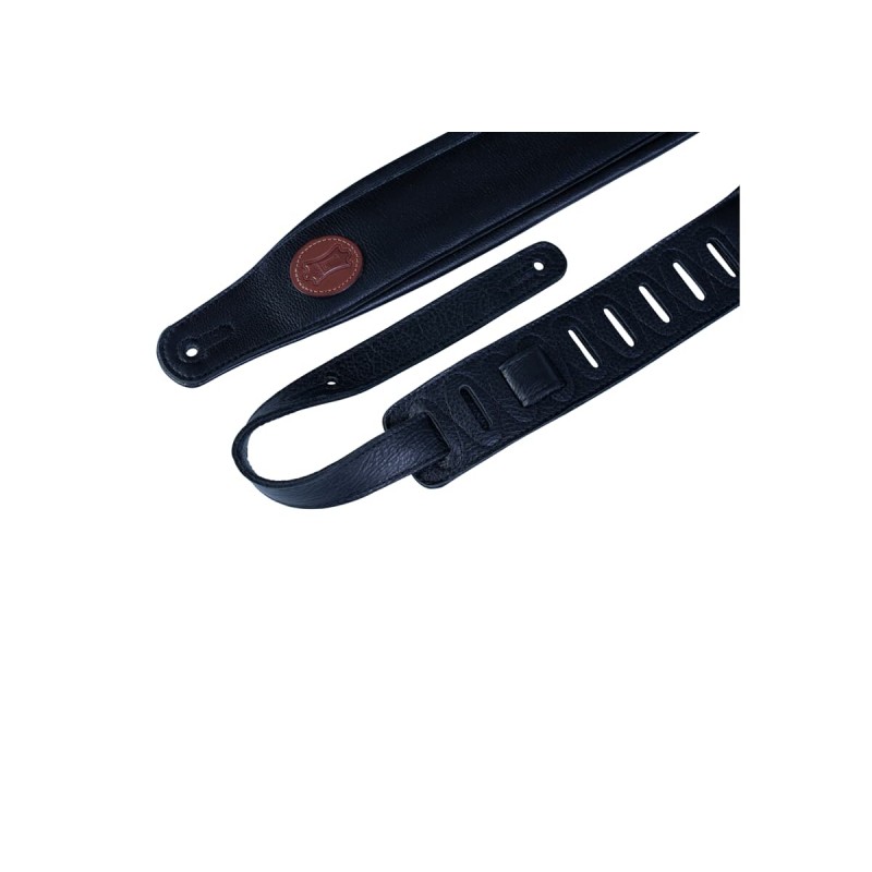 Levy's MSS2-BLK - Skórzany pasek do gitary